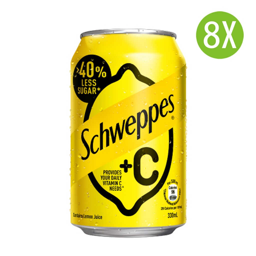 8X 玉泉+C有汽檸檬飲品 罐裝 330mlx8