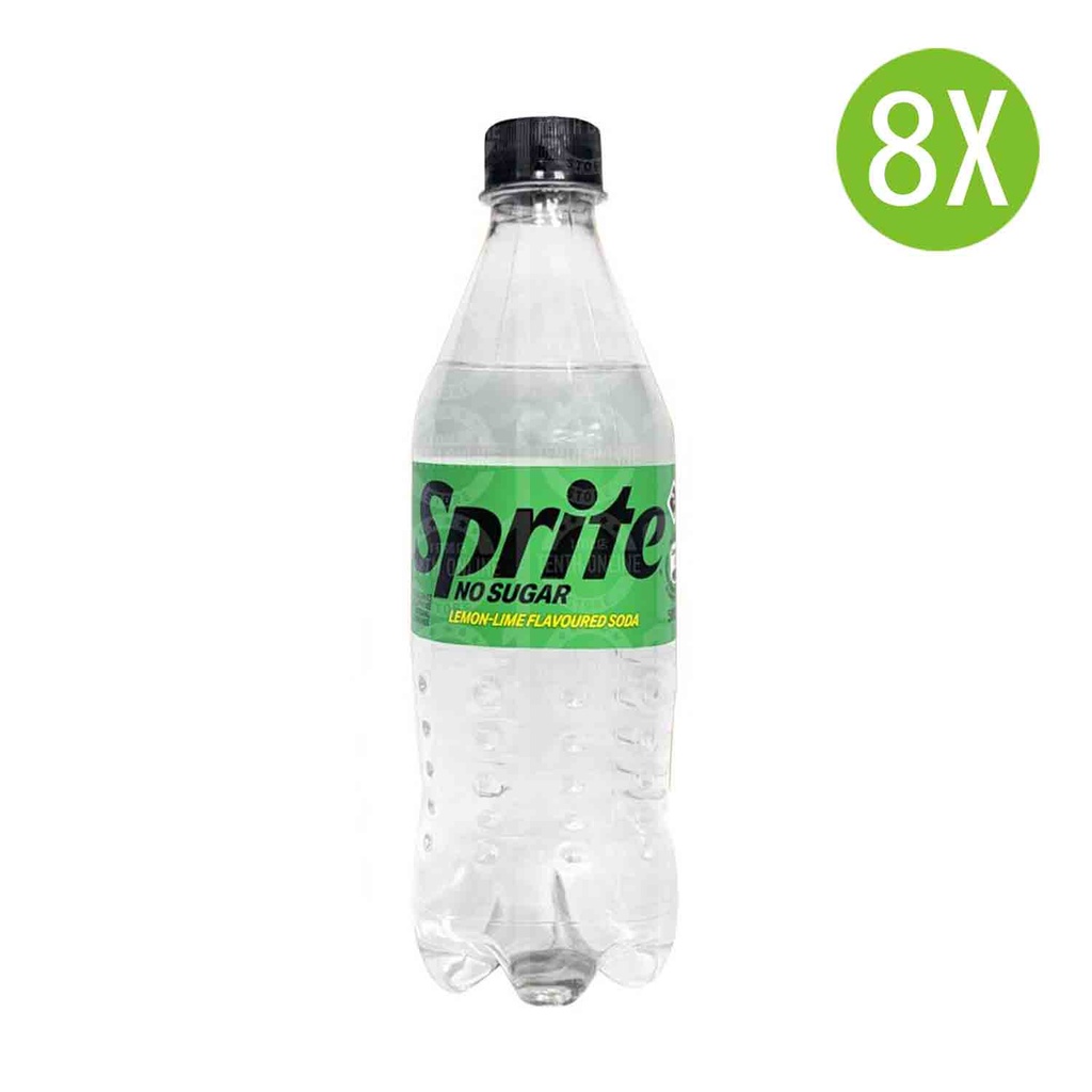 8X 雪碧檸檬青檸味汽水 膠樽裝 500mlx8