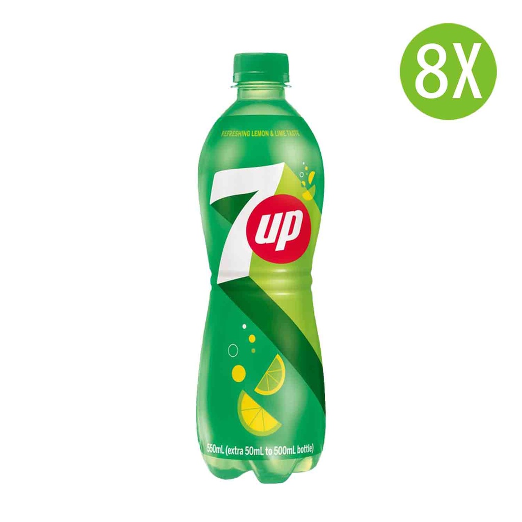 8X 七喜汽水 膠樽裝 500mlx8