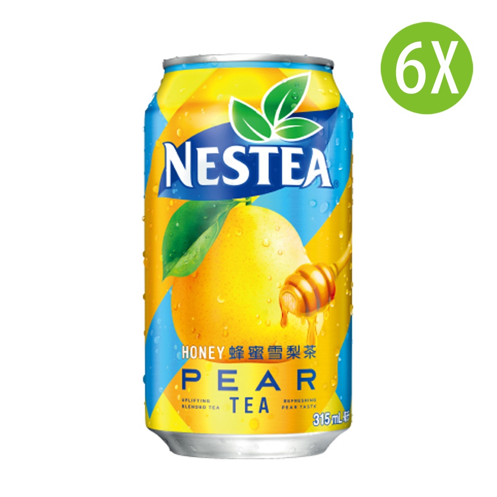 6X 雀巢茶品 蜂蜜雪梨茶 罐裝 315mlx6