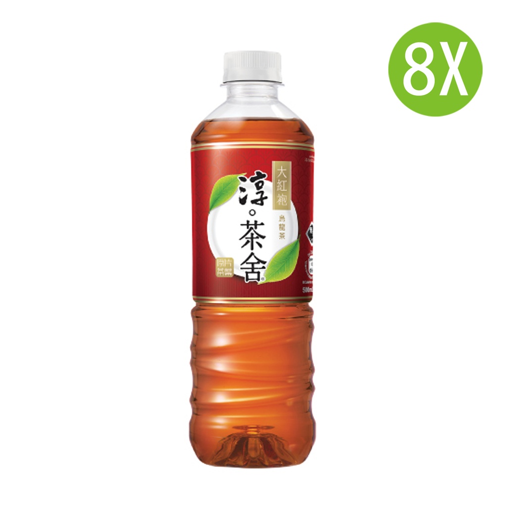 8X 淳茶舍 極尚大紅袍烏龍茶飲料 無糖 膠樽裝 500mlx8