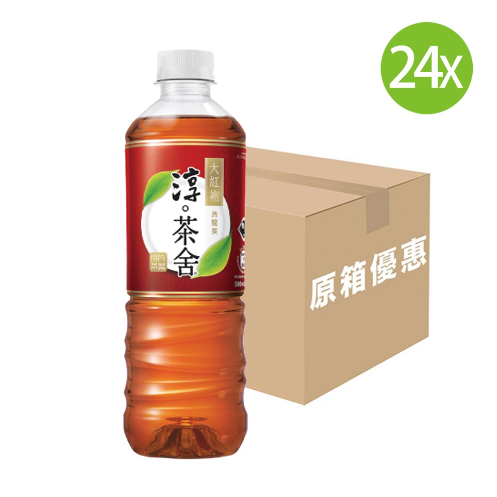 【原箱24支】淳茶舍 極尚大紅袍烏龍茶飲料 無糖 膠樽裝 500mlx24