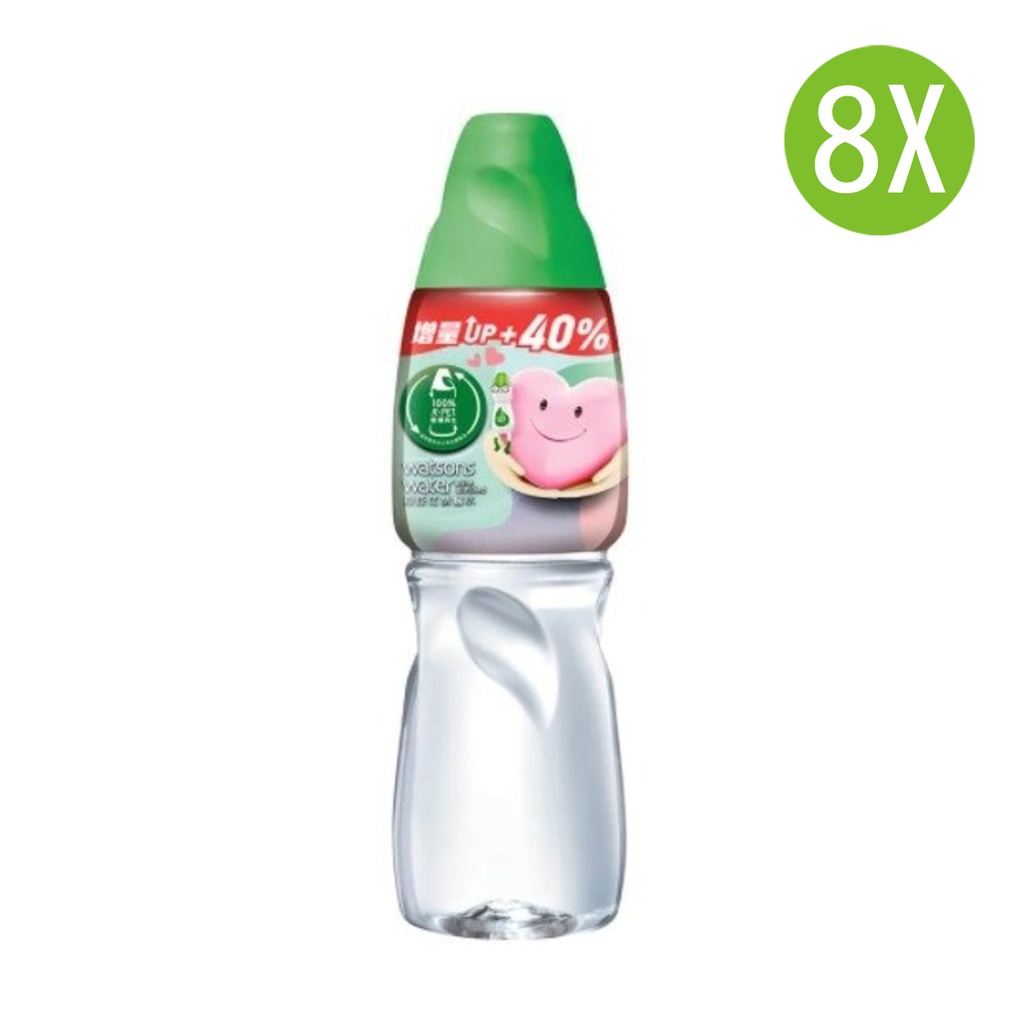8X 屈臣氏 蒸餾水 膠樽裝 620mlx8