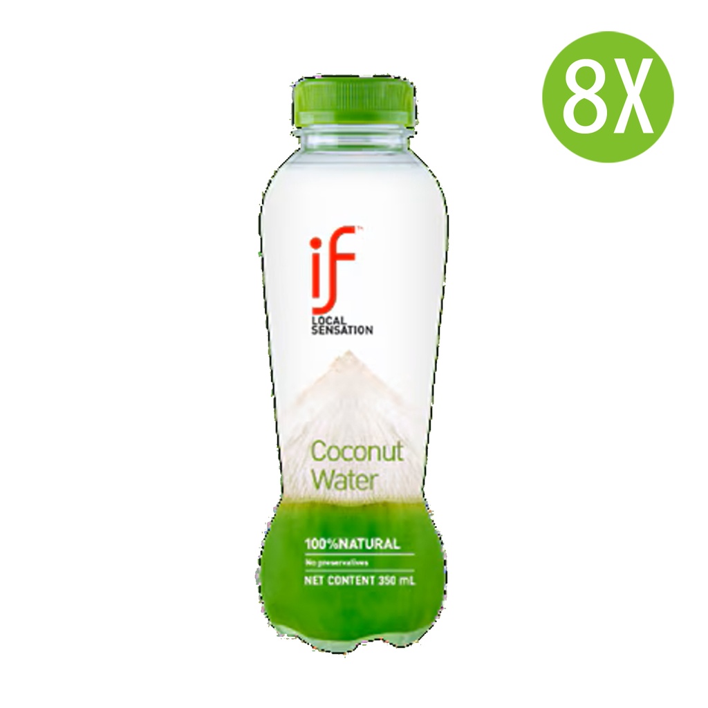 8X iF 100%椰青水 膠樽裝 350mlx8