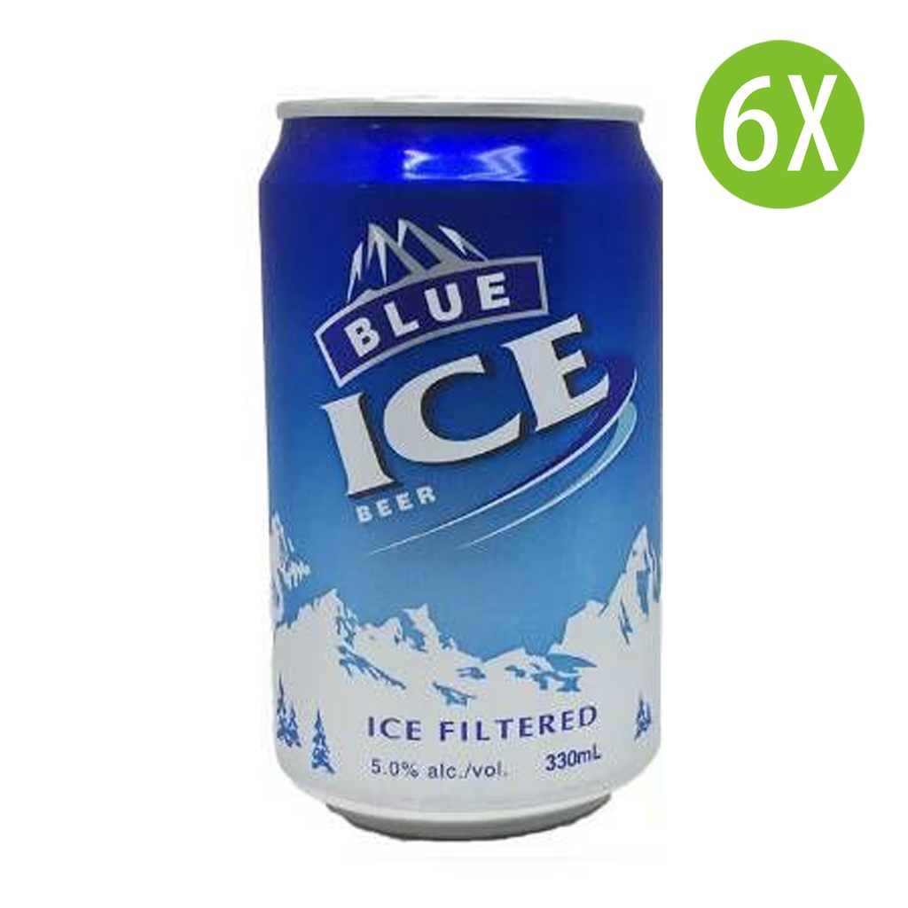 6X 藍冰啤酒 罐裝 330mlx6
