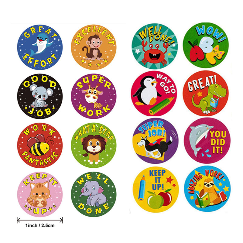 【PN幼兒教育】獎勵兒童貼紙 (8款設計圖案/500張貼紙)