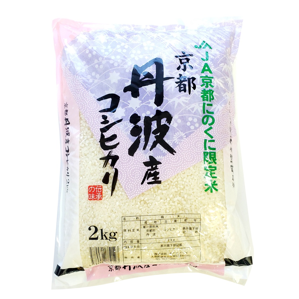 日本米 京都丹波 越光米 2 kg