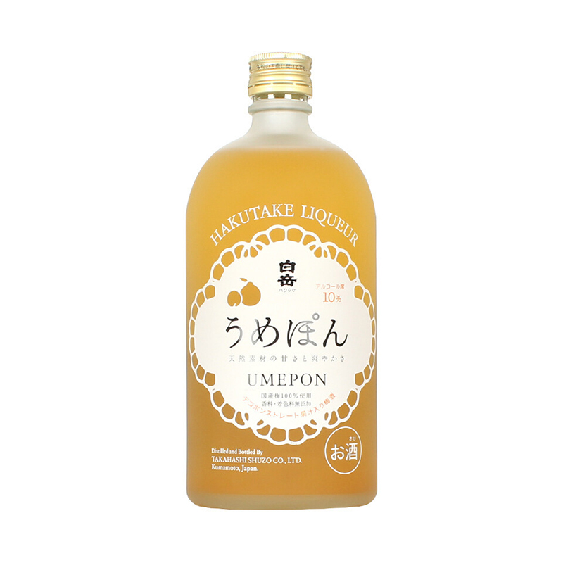 日本製 白岳柑橘梅酒720ml