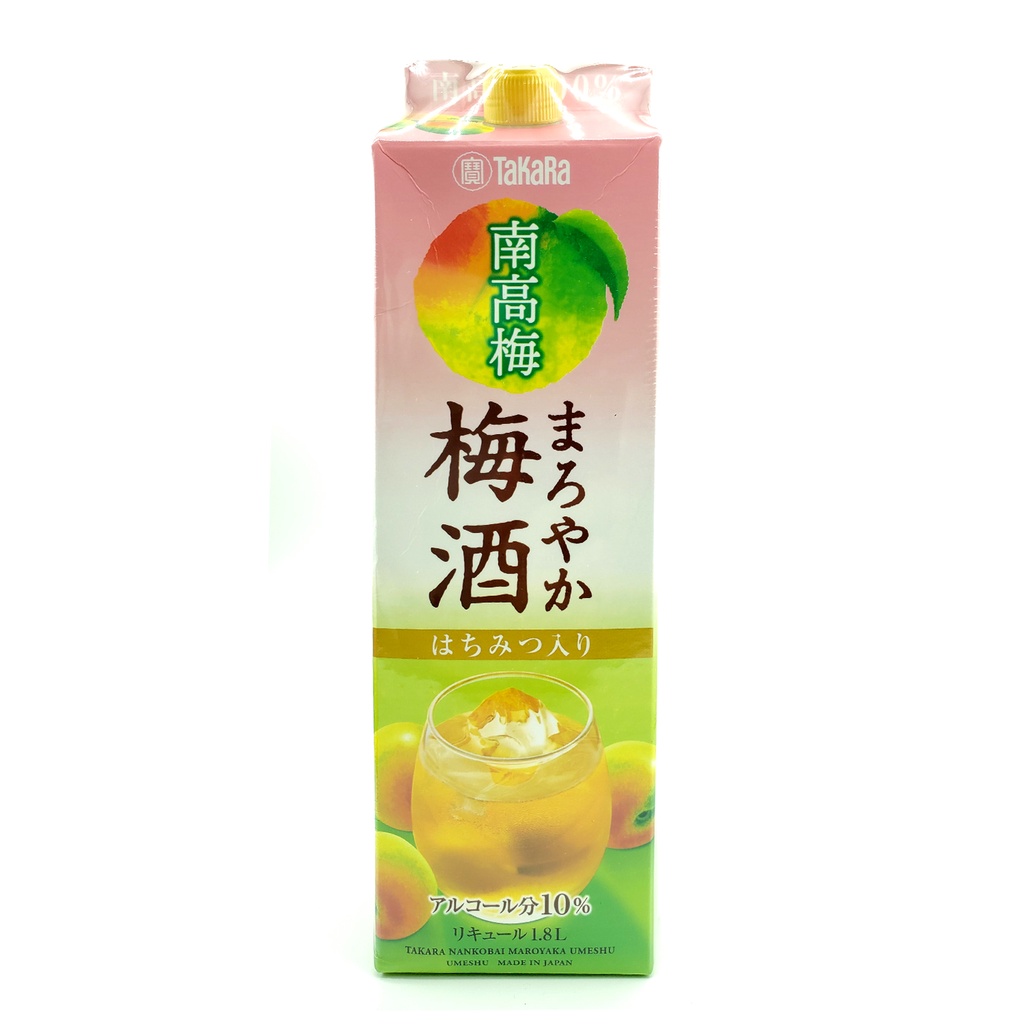 日本製 南高梅 蜂蜜梅酒 紙盒大包裝 1.8L (包裝隨機)