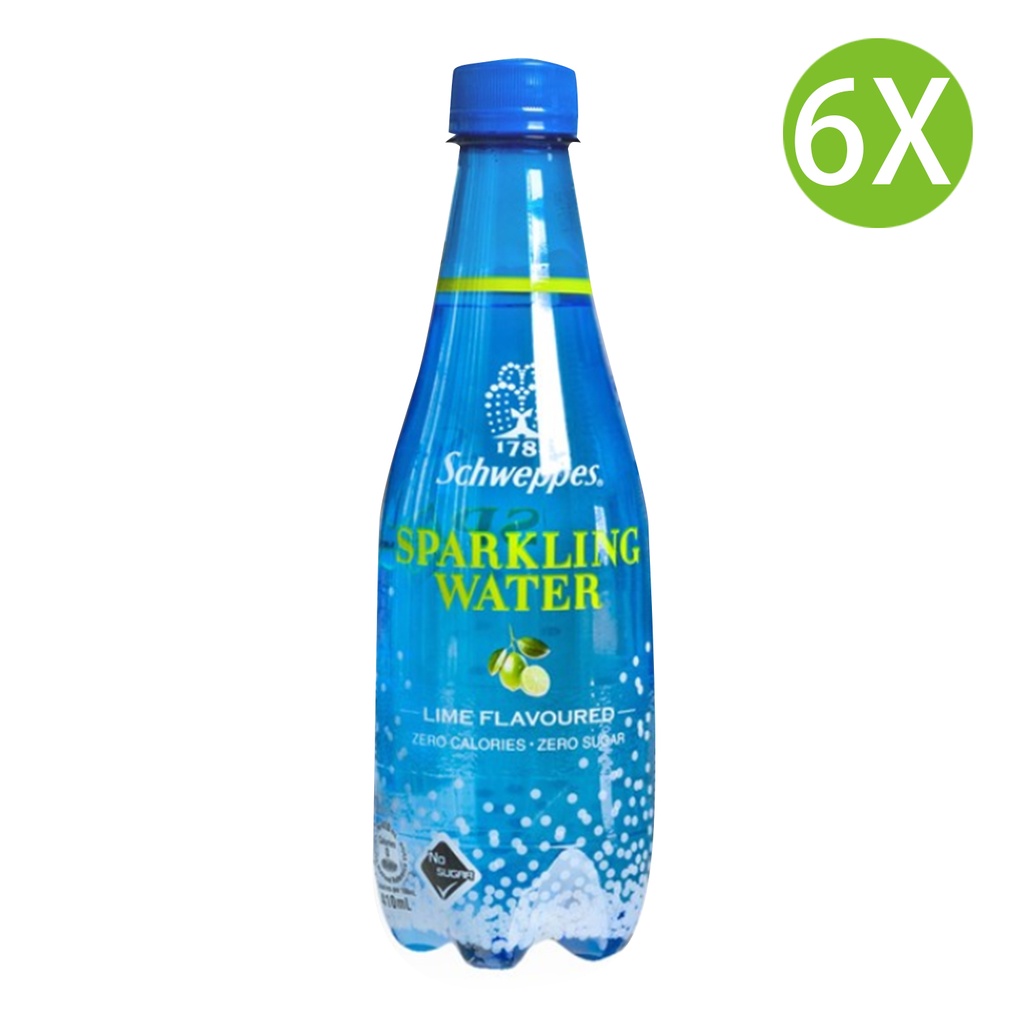 6X 青檸味有氣水 中氣 (410mlx6)