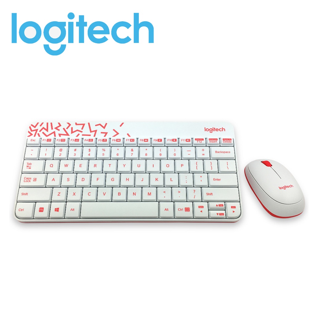 MK240 Nano無線鍵盤鼠標套件 迷你筆記本鍵鼠套裝(白色) | 平行進口