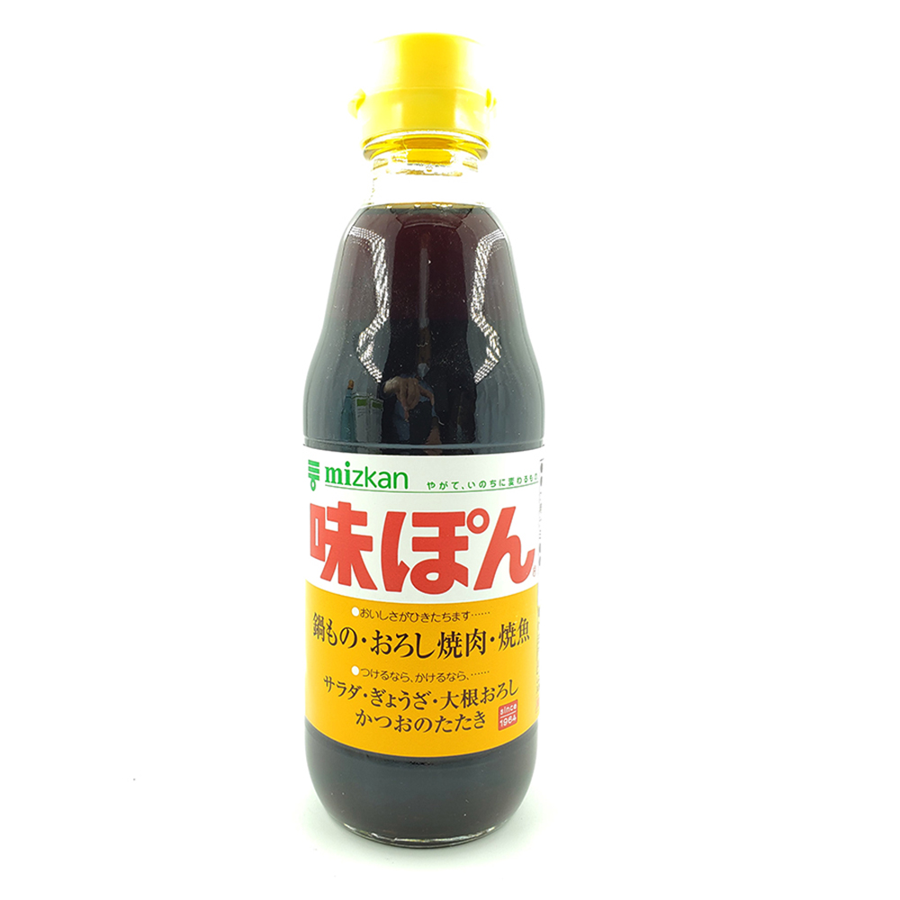 日本製 柑橘醬油 蜜柑檸檬味 (味邦)  360ml (包裝隨機)