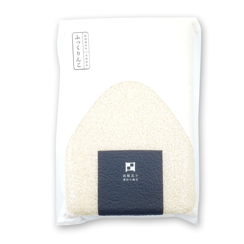 日本米 北海道北斗市特產福祿壽米 (2kg) 拉鍊平袋包裝 4573412900894