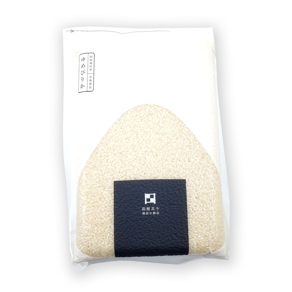 日本米 北海道蘭越町特產夢美人米 (2kg) 拉鍊平袋包裝 4573412900887