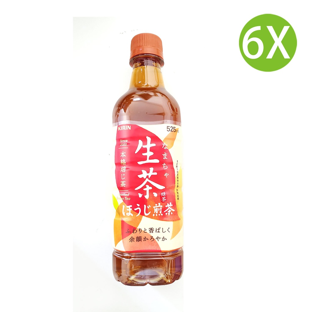 6X 日本製 Kirin 生茶 Nama-Cha 煎茶 綠茶 (525ml x 6) [GK625]