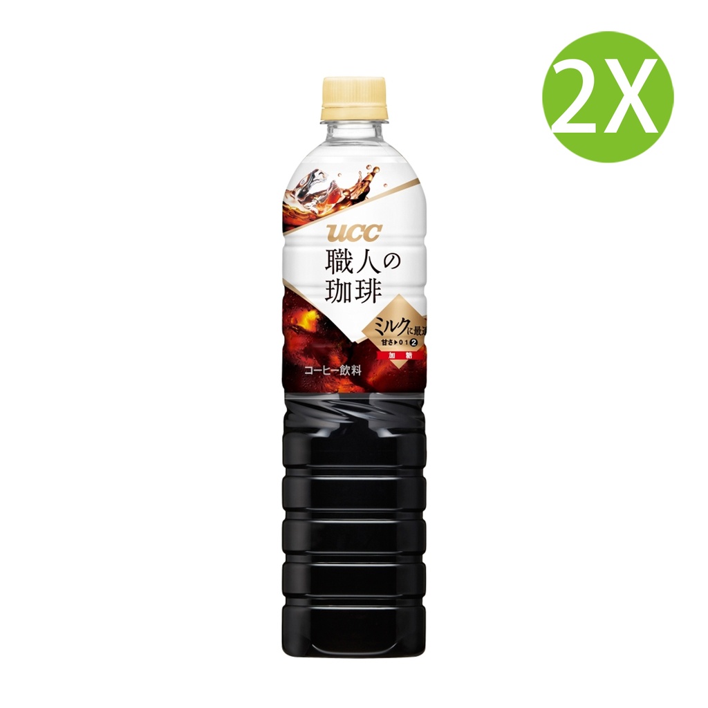 2X 日本製 職人咖啡 有糖咖啡 樽裝 UCC咖啡 (900ml x 2) [504238] [最佳日期2024/08/03]