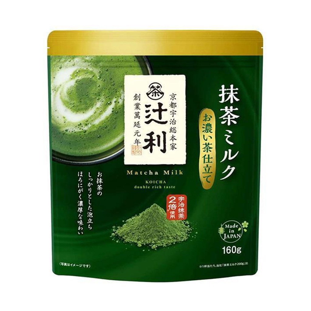 日本茶 辻利茶舗 抹茶牛奶粉茶 (宇治抹茶2倍使用) 160g [20-4015-07]