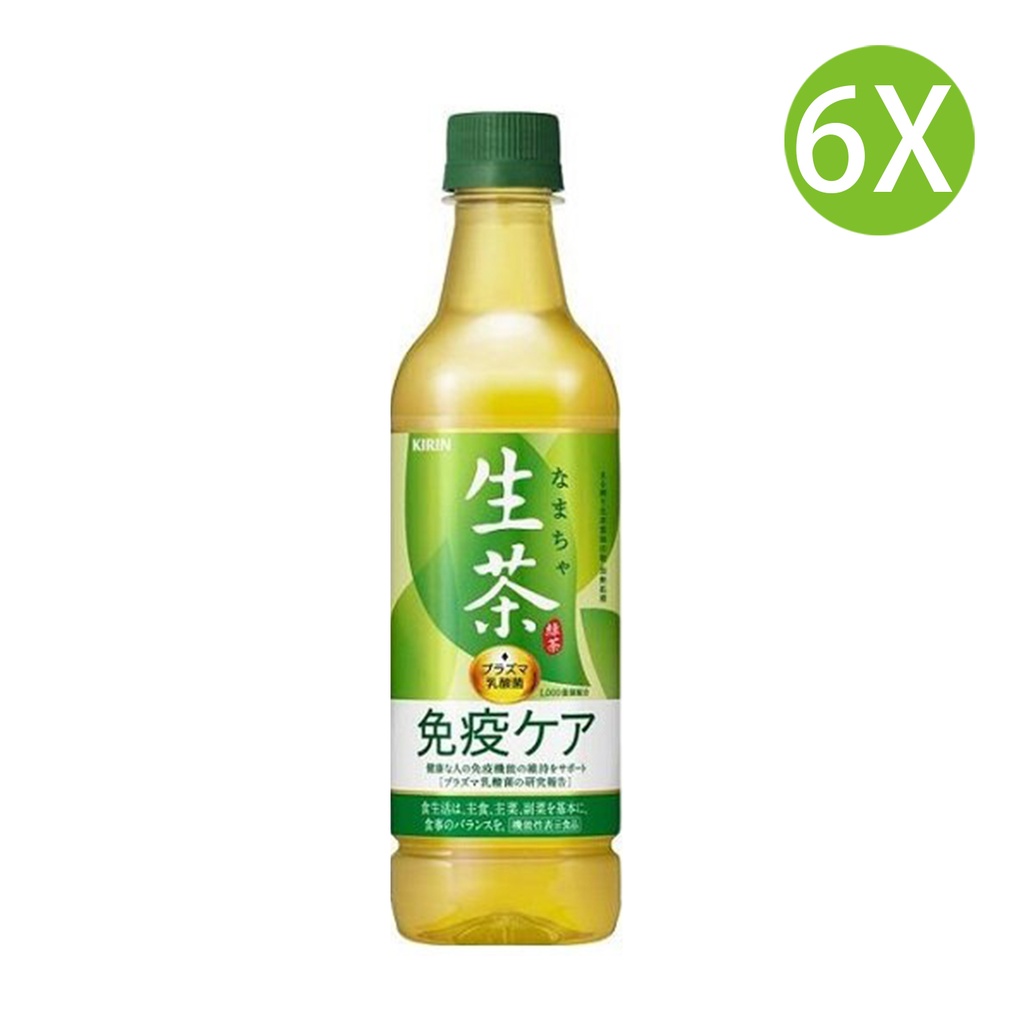 6X 日本製 Kirin 免疫 Care 乳酸菌生茶 晴茶(525ml x 6) [GK596]