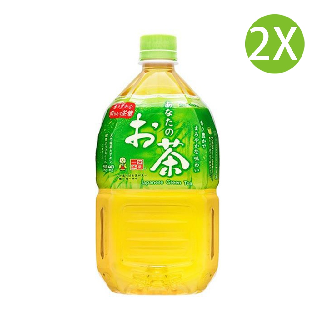2X 日本製 Sangria Your Tea 你的茶 (1000ml x 2)茶飲料 綠茶 [842] [最佳日期2024/08]