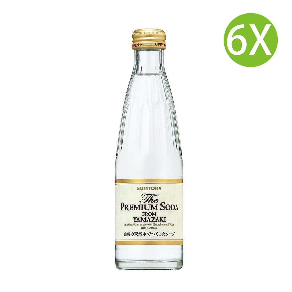 6X 日本製 三得利 The Premium 梳打水 from YAMAZAKI 蘇打水 碳酸水 有汽水 (240ml x 6) [FPS2R]