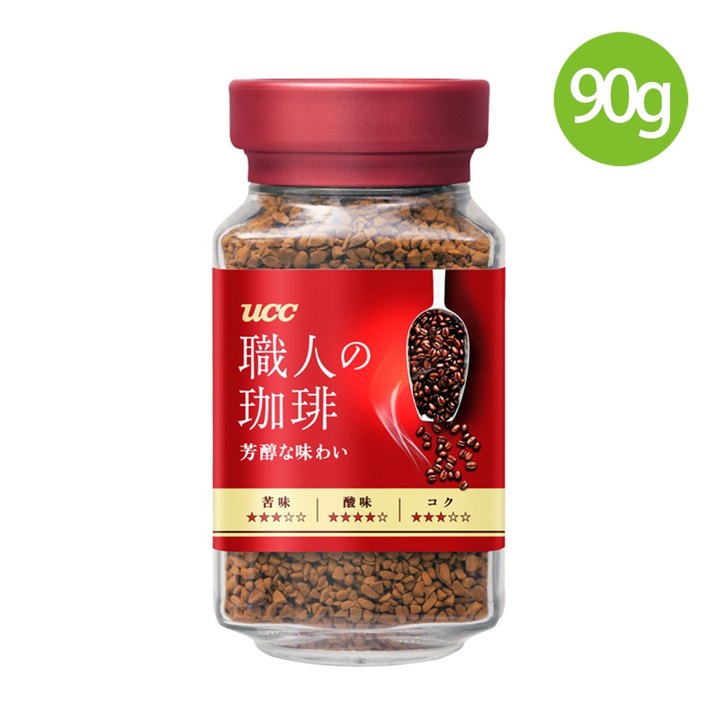 日本製 UCC上島 職人咖啡濃郁醇香 90g [紅色](包裝隨機) [393274]