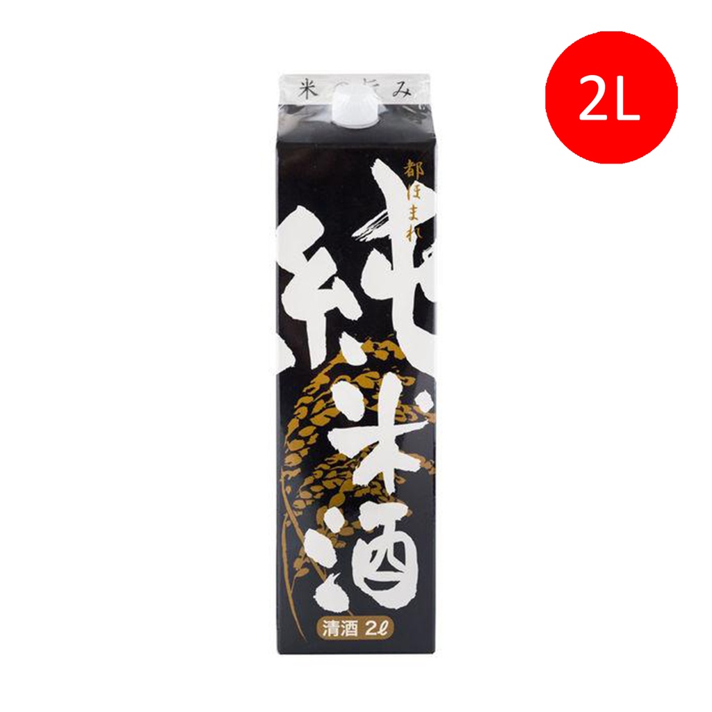 日本製 東亞酒造 都譽 純米燒酒 甲類燒酎 2L 盒裝 [612691] (包裝隨機)