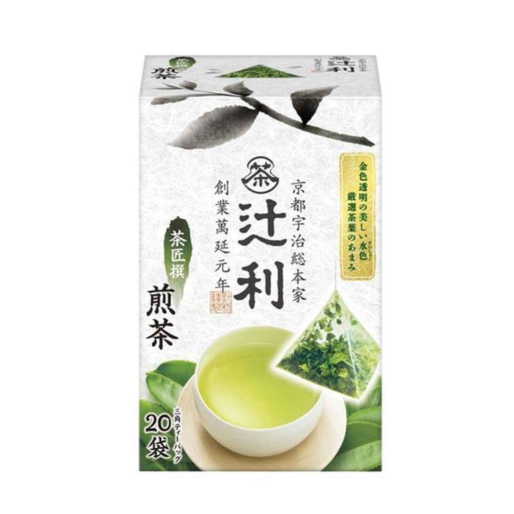 日本茶 辻利茶舗 辻利 茶匠撰 煎茶 (2g x 20袋) [20-4061-05] (包裝隨機)
