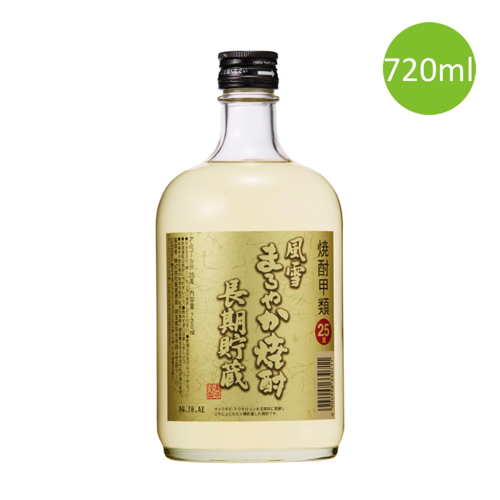 日本製 東亞酒造 香醇燒酒 風雪25° 威士忌酒桶長期貯蔵 720ml (包裝隨機)