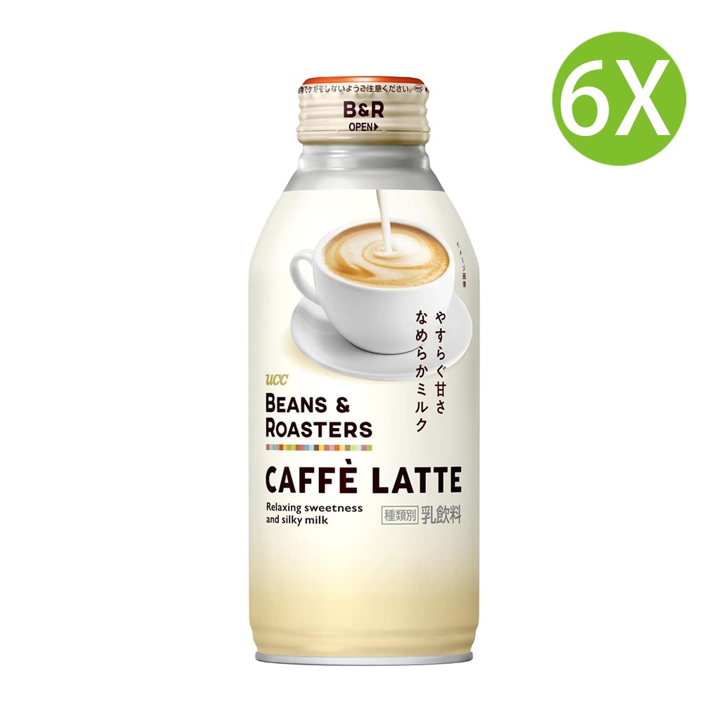 6X 日本製 UCC BEANS & ROASTERS 烘焙拿鐵咖啡 (375g x 6) [504132] #UCC Coffee, UCC 咖啡 (包裝隨機)