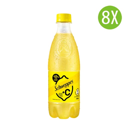 [DKc293x8] 8X 玉泉+C有汽檸檬飲品 膠樽裝 500mlx8