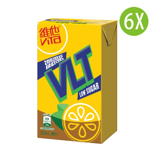 [DKc315x6] 6X 維他 低糖檸檬茶 紙包裝 250mlx6