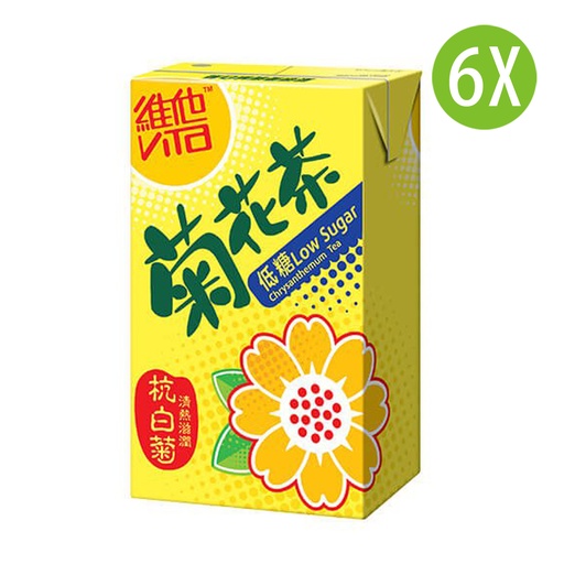 [DKc321x6] 6X 維他 低糖菊花茶 紙包裝 250mlx6