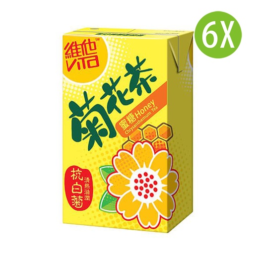 [DKc323x6] 6X 維他 蜜糖菊花茶 紙包裝 250mlx6