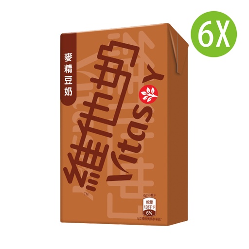 [DKc329x6] 6X 維他奶 麥精豆奶 紙包裝 250mlx6