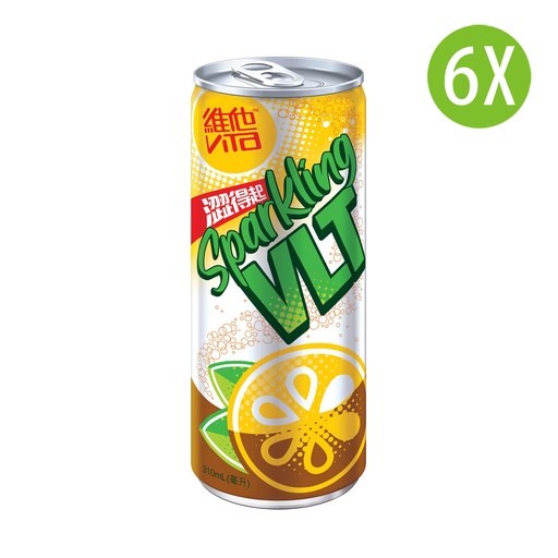 [DKc353x6] 6X 維他 維他氣泡檸檬茶 罐裝 310mlx6
