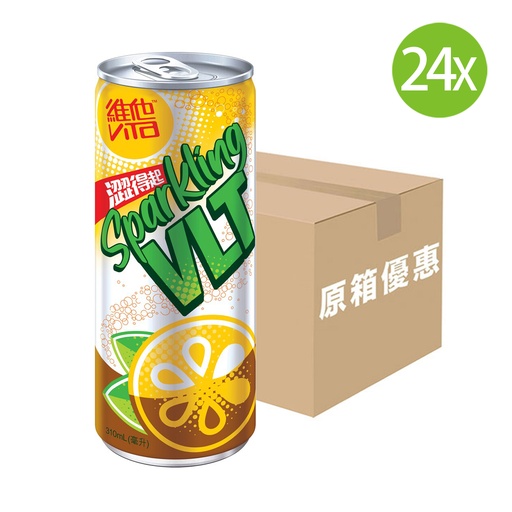 [DKc354] 【原箱24罐】 維他 維他氣泡檸檬茶 罐裝 310mlx24