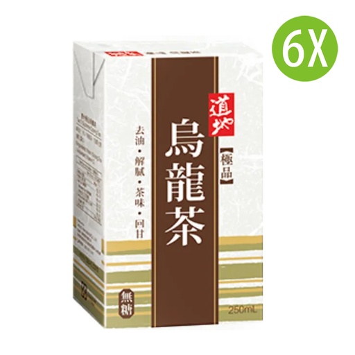 [DKc419x6] 6X 道地 極品烏龍茶 紙包裝 250mlx6