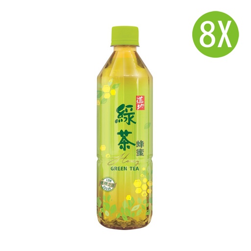 [DKc427x8] 8X 道地 蜂蜜綠茶 膠樽裝 500mlx8