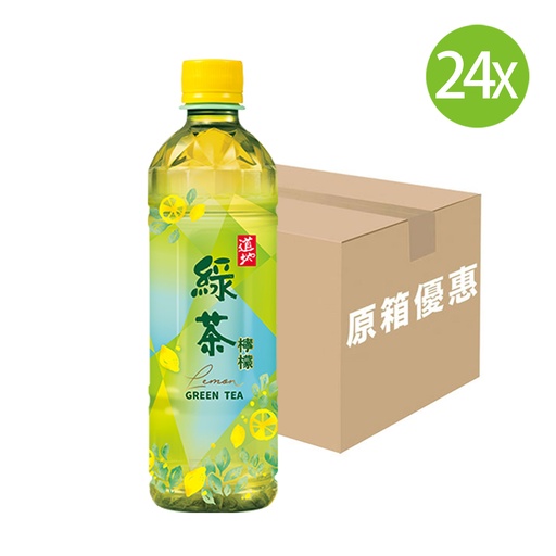 [DKc430] 【原箱24支】道地 檸檬綠茶 膠樽裝 500mlx24