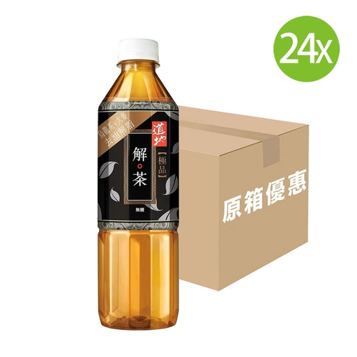 [DKc438] 【原箱24支】道地 極品解茶 膠樽裝 500mlx24
