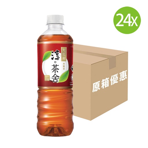 [DKc450] 【原箱24支】淳茶舍 極尚大紅袍烏龍茶飲料 無糖 膠樽裝 500mlx24