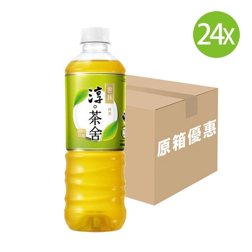 [DKc454] 【原箱24支】淳茶舍 雲抹日式綠茶飲料 無糖 膠樽裝 500mlx24