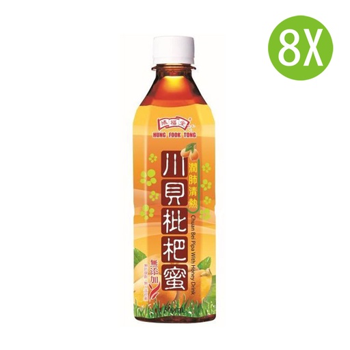[DKc491x8] 8X 鴻福堂 川貝枇杷蜜 膠樽裝 500mlx8