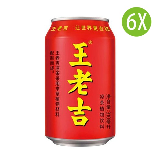 [DKc495x6] 6X 王老吉 涼茶 罐裝 310mlx6