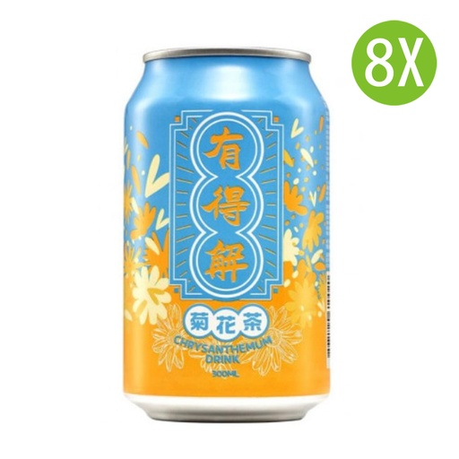 [DKc499x8] 8X 有得解YDG 菊花茶 罐裝 300mlx8