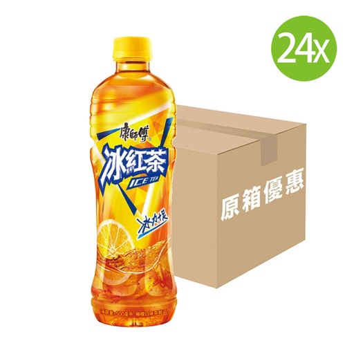 [DKc550] 【原箱24支】康師傅 冰紅茶 膠樽裝 500mlx24