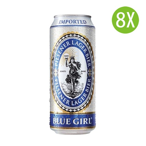 [BEa076x8] 8X 藍妹啤酒 罐裝 500mlx8