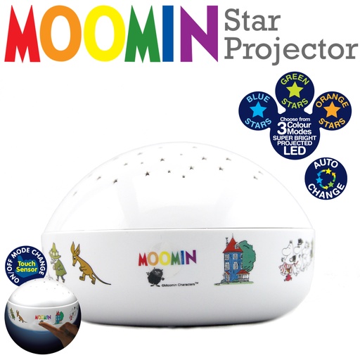 [STR8840B] Moomin 姆明圓形投影夜燈 LED
