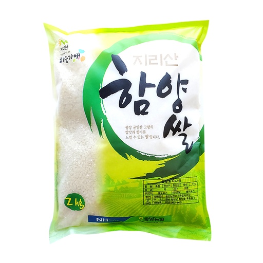 [mi20] 韓國米 智惠山咸陽米 白米 2 kg