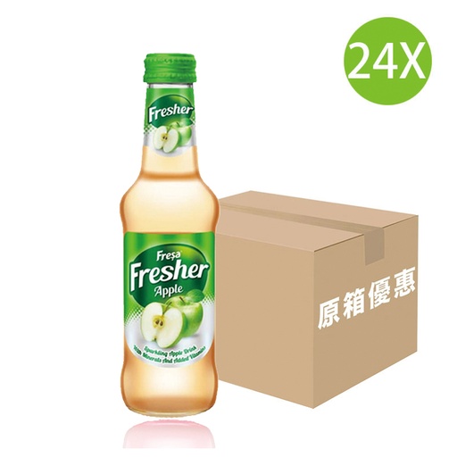 [DK05] 24X Fresa 瓶裝汽水 青蘋果味 200ml [原箱]